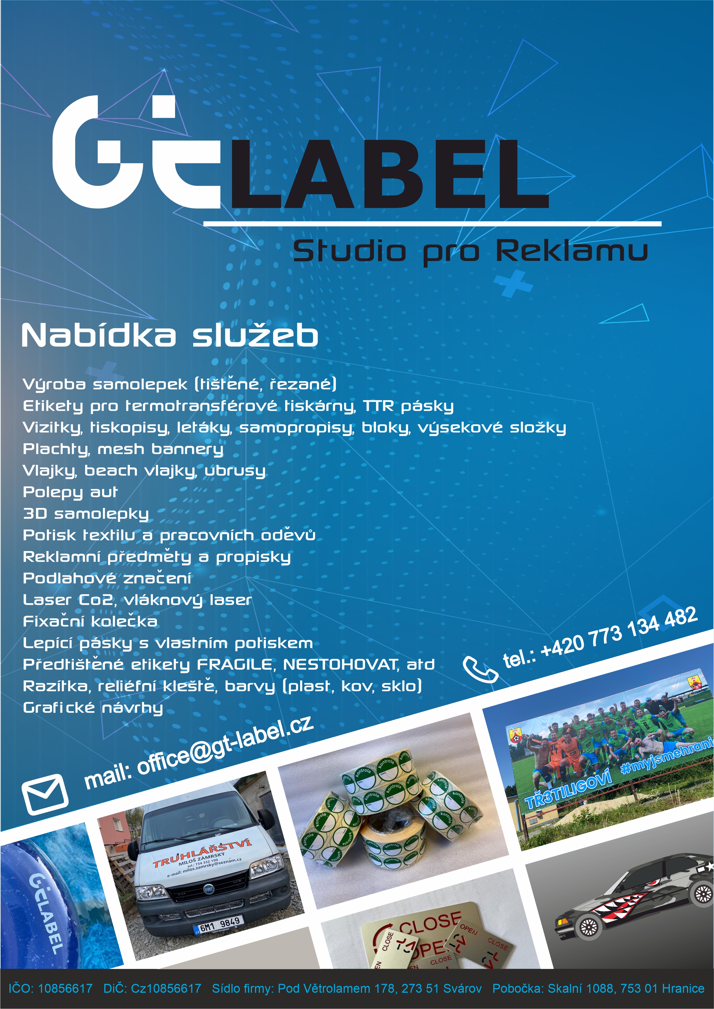 GT-Label.cz - Studio pro reklamu